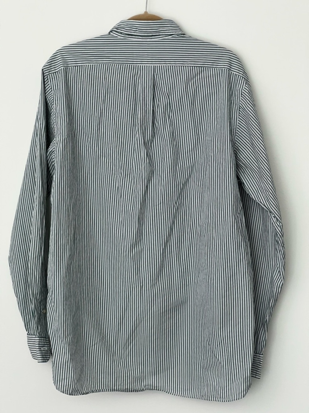Ralph Lauren Green, Blue and White Striped Dress Shirt. Big/Tall. - Picture 5 of 7